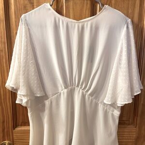 White Express blouse